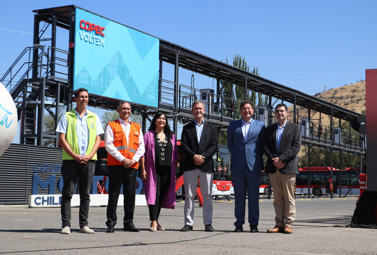 COPEC INAUGURA EN RENCA EL PRIMERO DE LOS 10 NUEVOS ELECTROTERMINALES EN EL GRAN SANTIAGO DEL SISTEMA RED