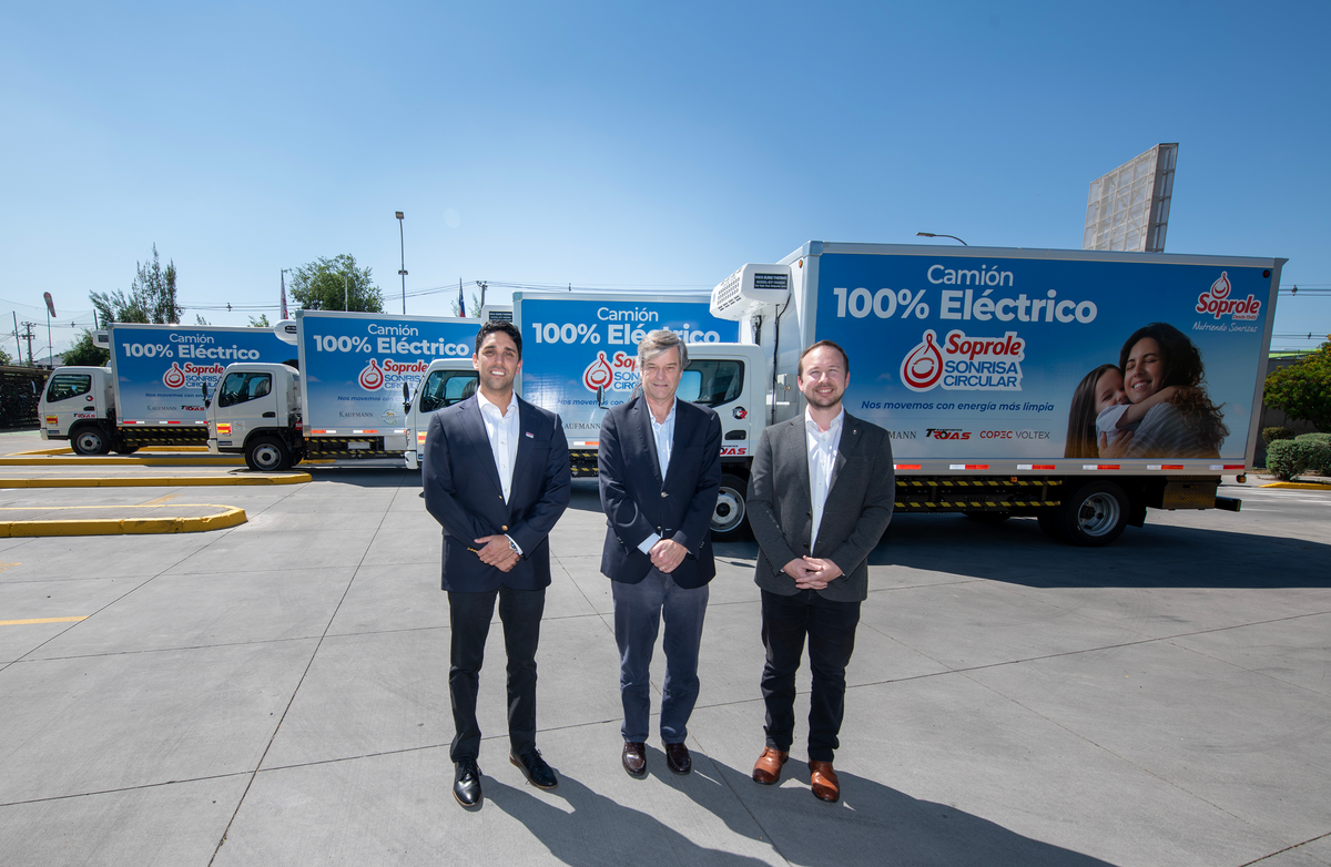 Soprole suma 4 nuevos camiones refrigerados 100% eléctricos a su flota de distribución